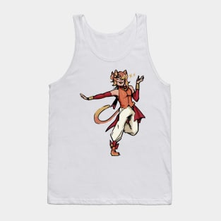 Orange Catboy Idol Tank Top